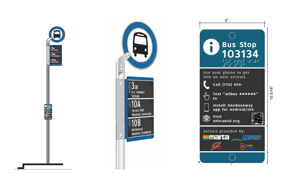 Unified Bus Stop Signage.