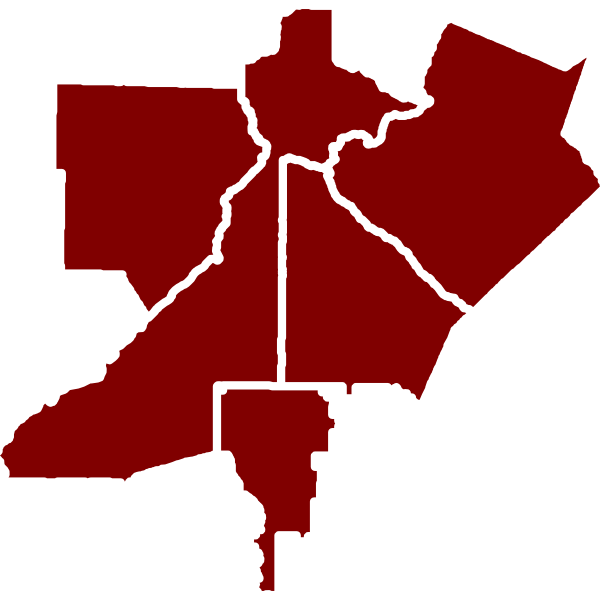 Core counties with local transit service in the Atlanta region